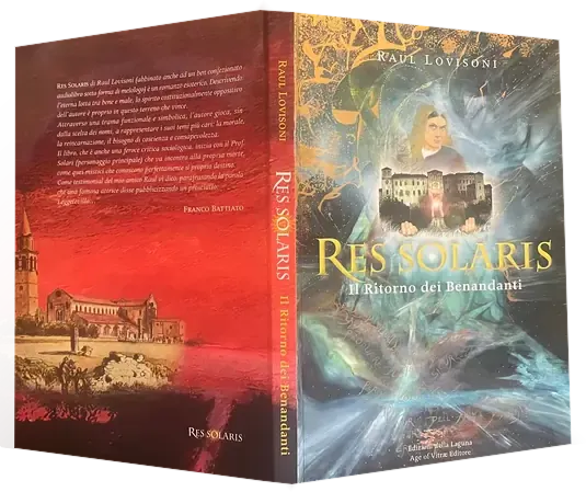 Il ritorno dei Benandanti, libro aperto con illustrazione originale inalterata