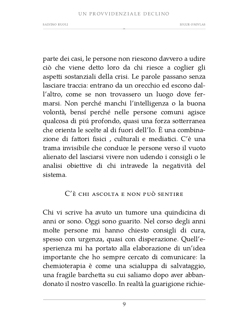 Salvino Ruoli, Un provvidenziale declino, pagina 9