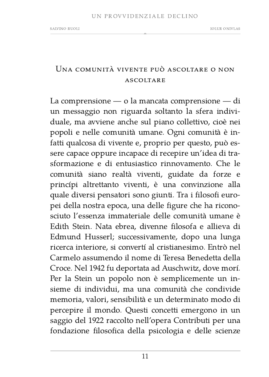Salvino Ruoli, Un provvidenziale declino, pagina 11