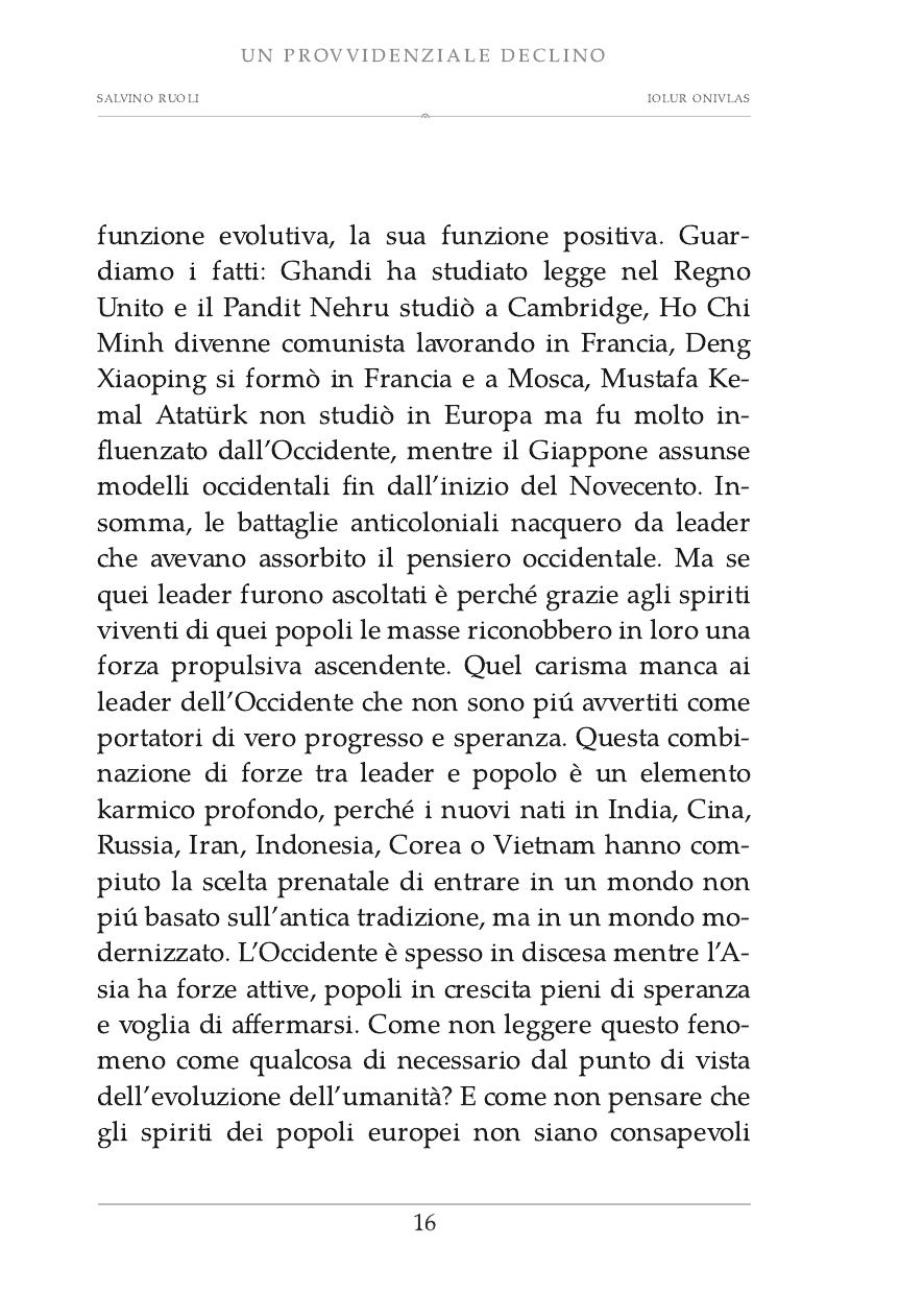 Salvino Ruoli, Un provvidenziale declino, pagina 16