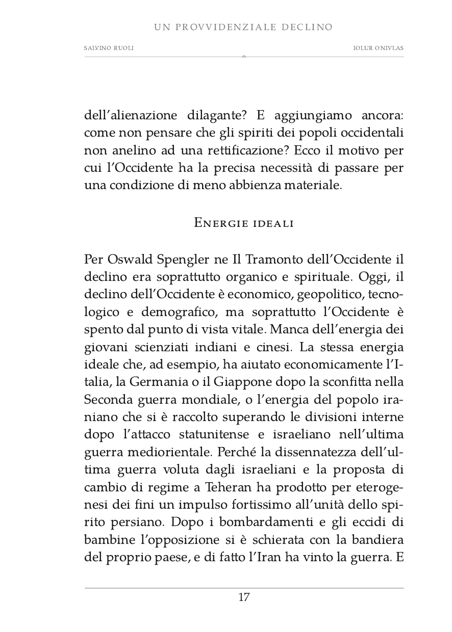 Salvino Ruoli, Un provvidenziale declino, pagina 17