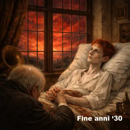 Illustrazione del canto 33: Una candela che si spegne