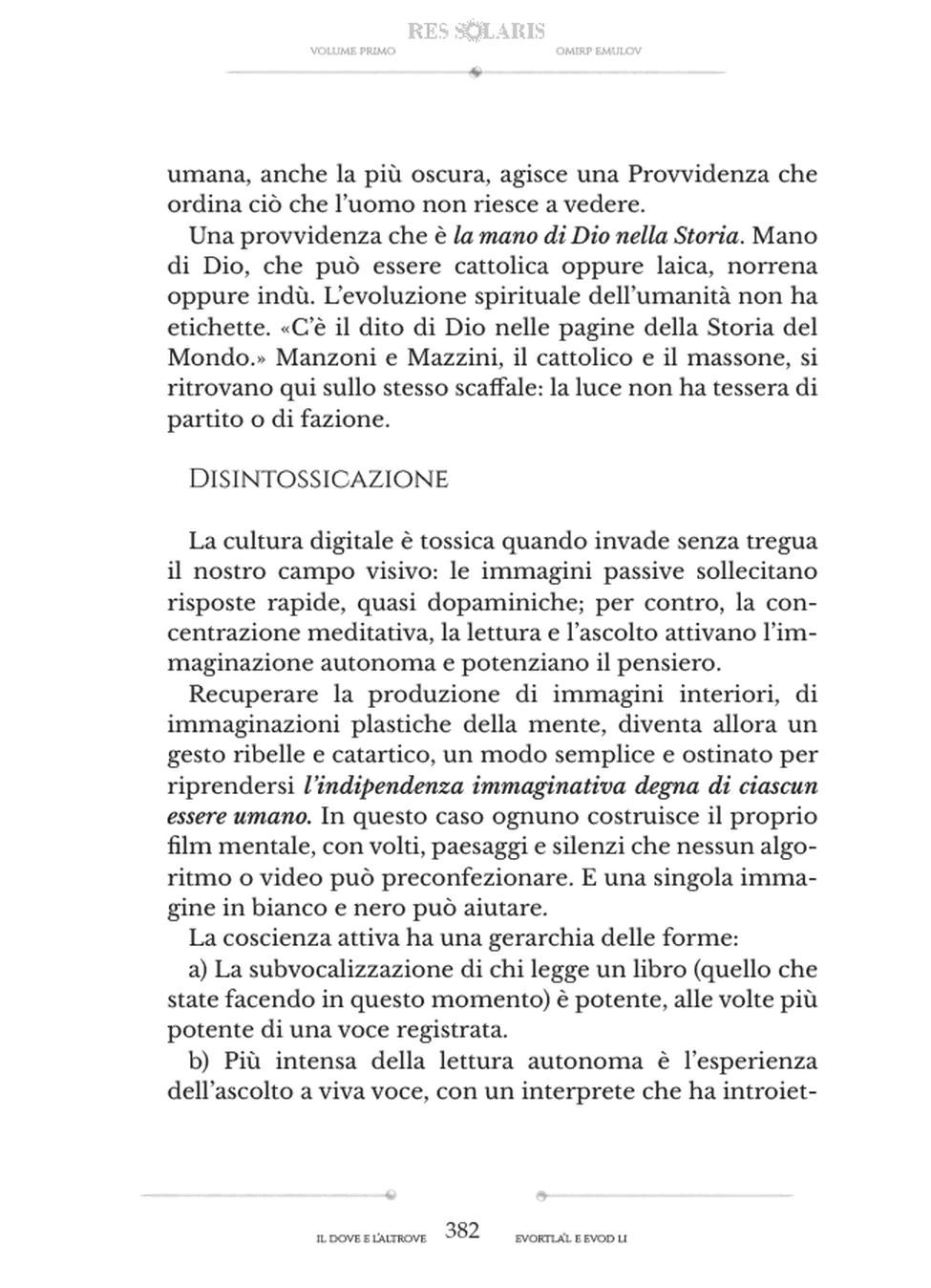 Il Dove e l’Altrove, Postfazione, pagina 382